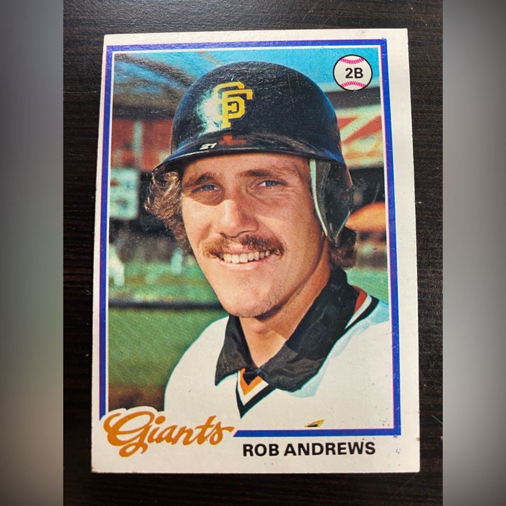 1978 Topps Rob Andrews San Francisco Giants #461